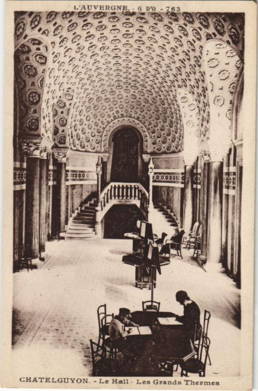 Carte postale ancienne Chatel-Guyon Le Hall, Les Grands Thermes
