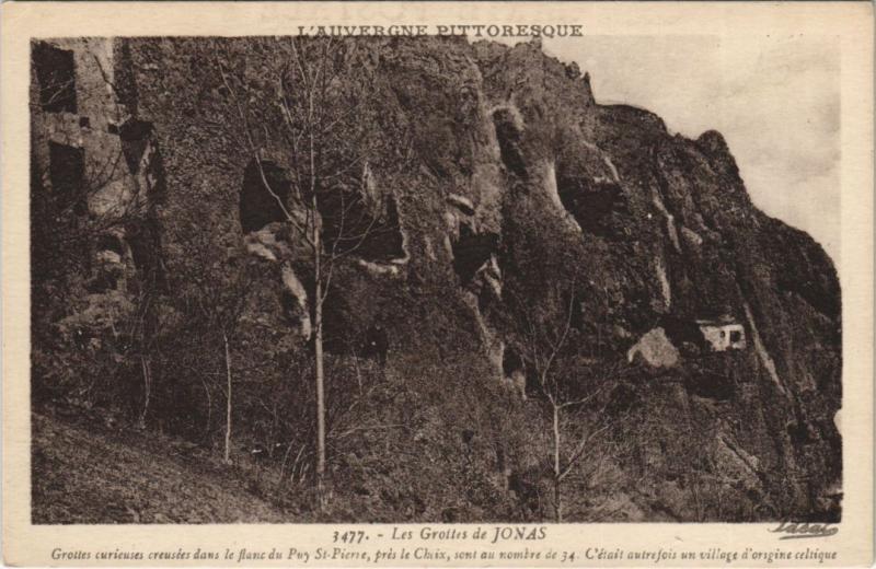 Carte postale ancienne Les Grottes de Jonas