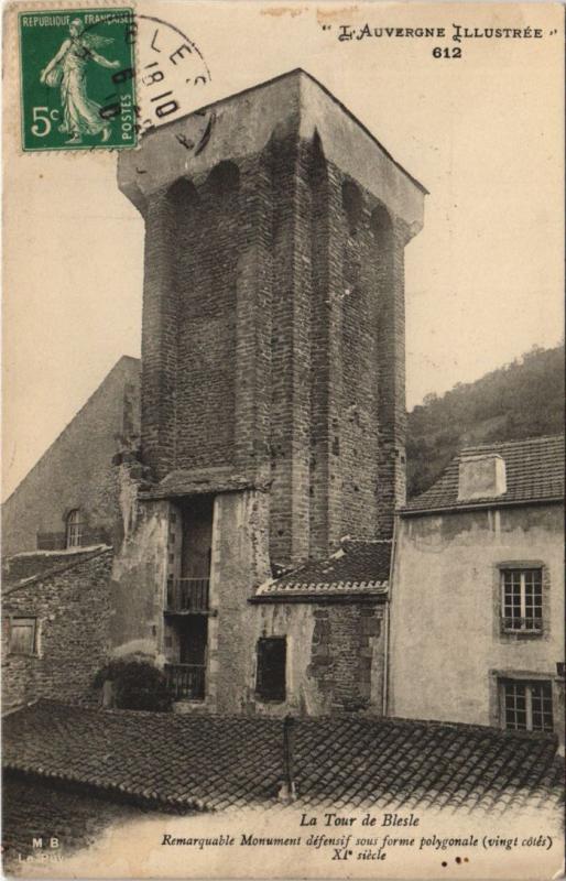 Carte postale ancienne La Tour de Blesle