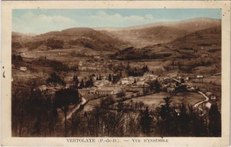 Carte postale ancienne Vertolaye Vue d'Ensemble à Vertolaye
