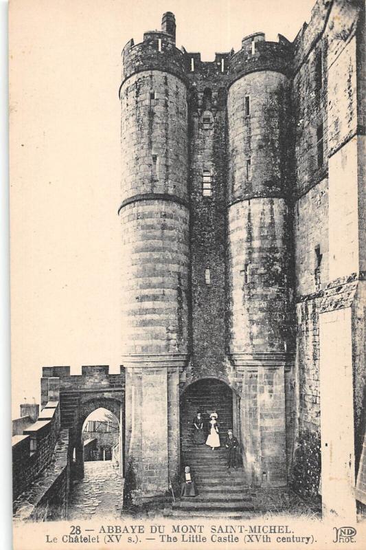 Carte postale ancienne Abbaye Du Mont Saint Michel - Le Chatelet