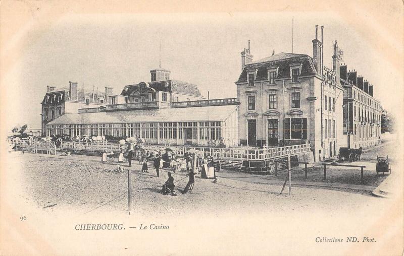 Carte postale ancienne Cherbourg - Le Casino