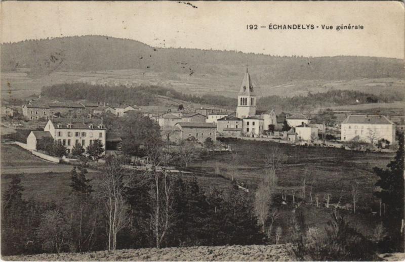 Carte postale ancienne Echandelys Vue Generale