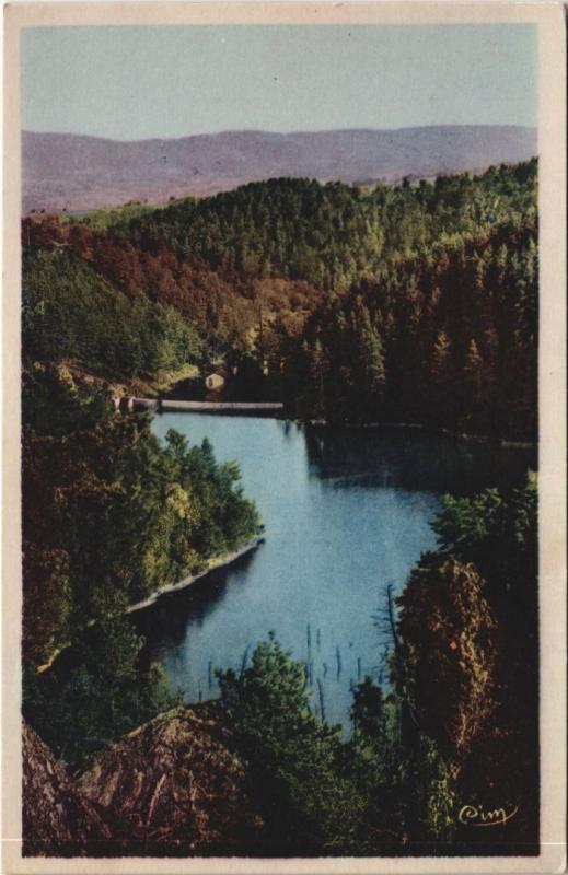 Carte postale ancienne Arlanc Le Lac du Barrage à Arlanc