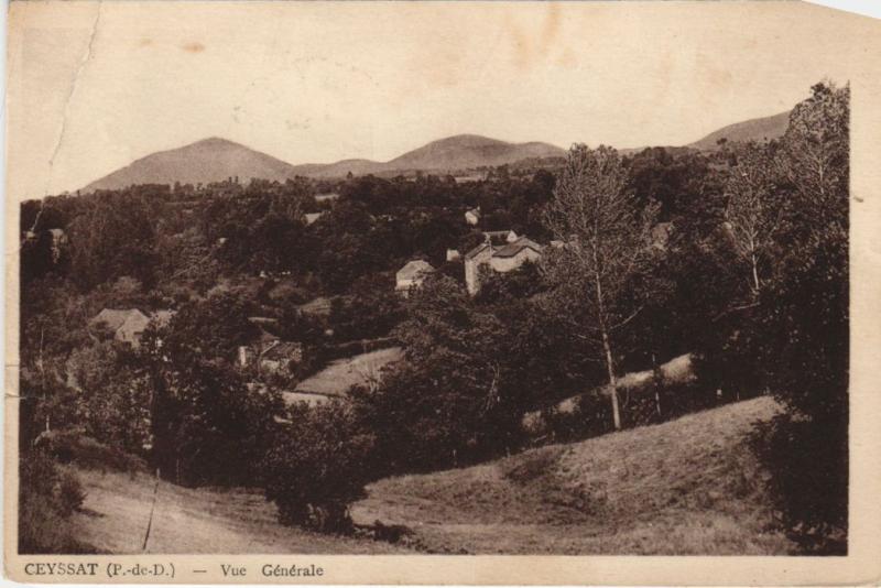 Carte postale ancienne Ceyssat Vue Generale à Ceyssat