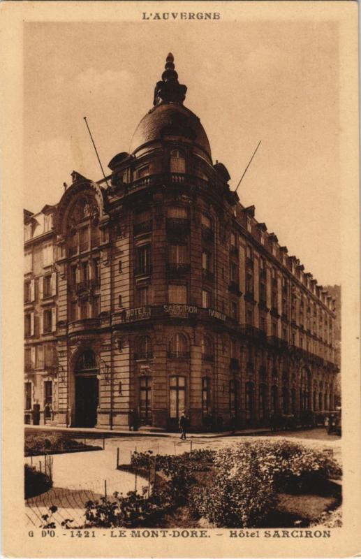 Carte postale ancienne Mont Dore Hotel Sarciron à Mont-Dore