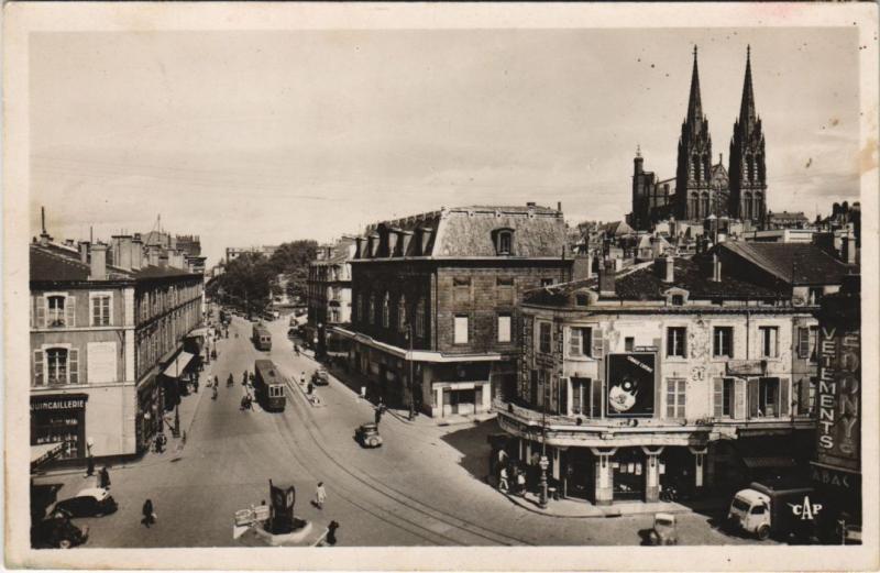 Carte postale ancienne Clermont Ferrand Place Gaillard à Clermont-Ferrand