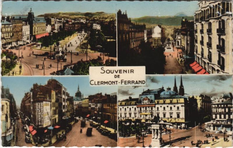 Carte postale ancienne Clermont Ferrand souvenir à Clermont-Ferrand