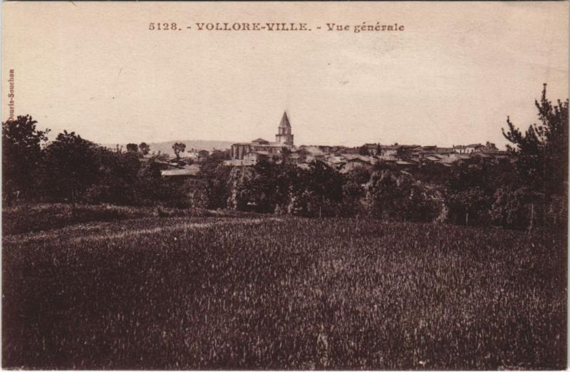 Carte postale ancienne Vollore-Ville Vue Generale à Vollore-Ville