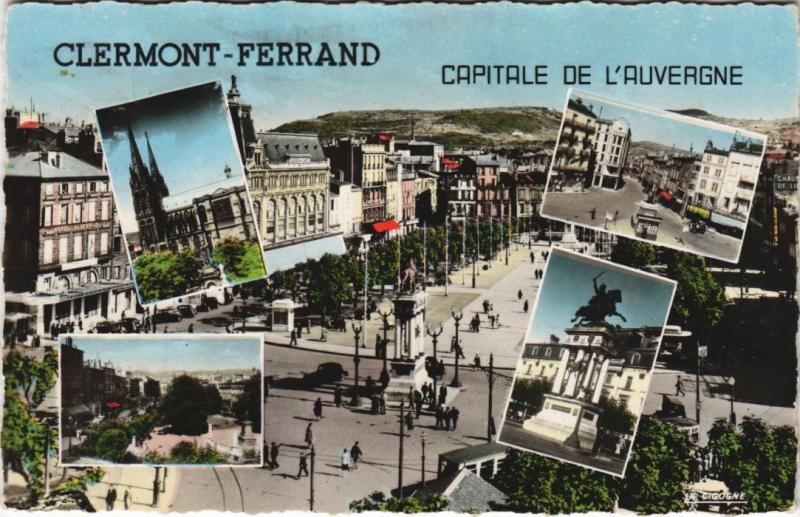 Carte postale ancienne Clermont Ferrand souvenir à Clermont-Ferrand
