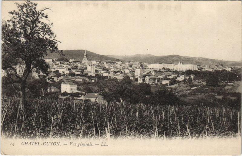 Carte postale ancienne Chatel-Guyon vue generale