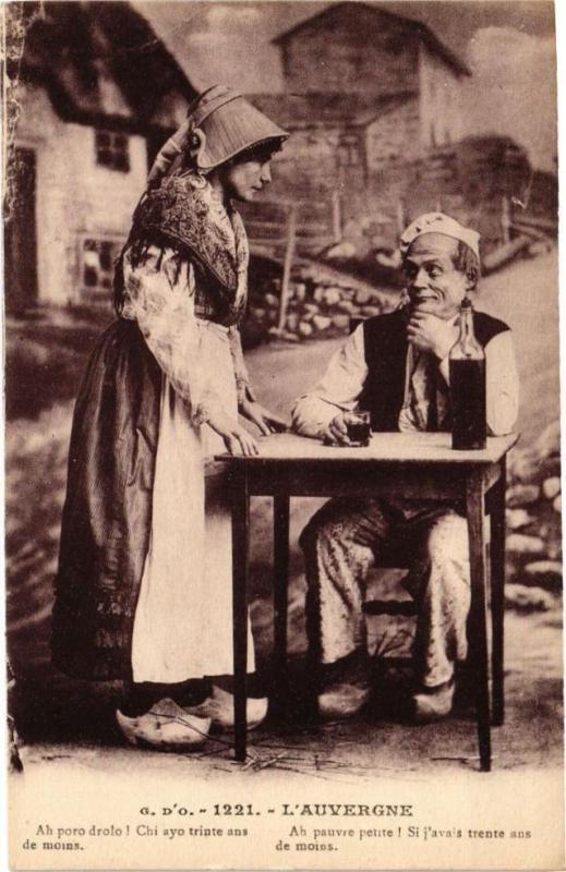 Carte postale ancienne L'Auvergne