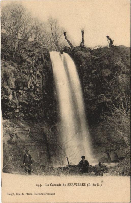 Carte postale ancienne La Cascade de Servieres