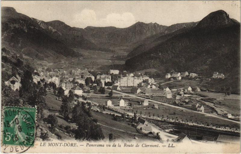 Carte postale ancienne Mont Dore panorama à Mont-Dore