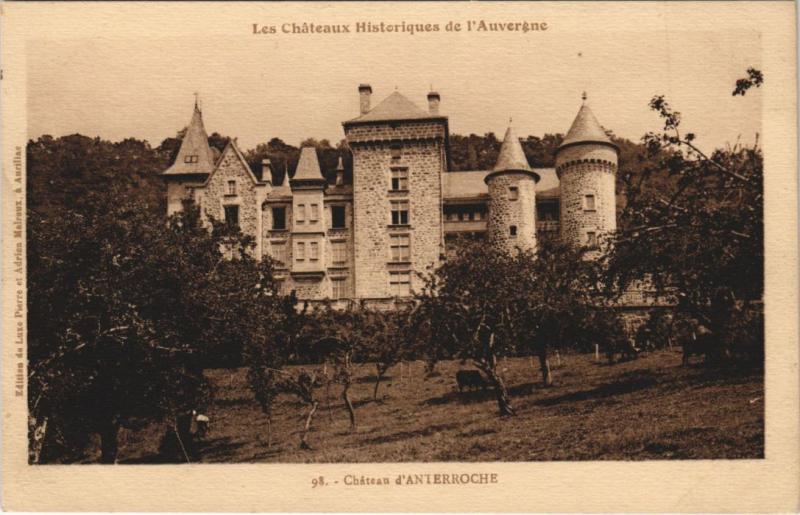 Carte postale ancienne Chateau d'Anterroche