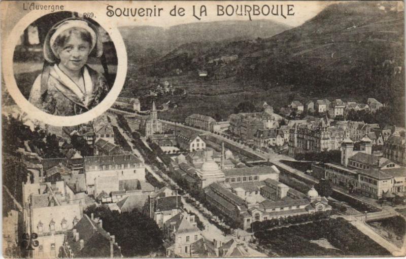 Carte postale ancienne La Bourboule souvenir à La Bourboule