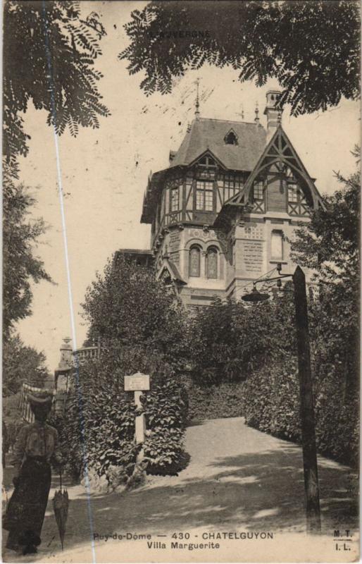 Carte postale ancienne Chatel-Guyon Villa Marguerite
