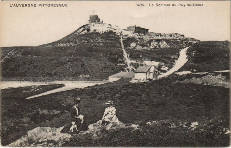 Carte postale ancienne Le Sommet du Puy de Dome