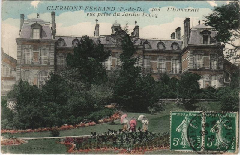 Carte postale ancienne Clermont Ferrand Universite à Clermont-Ferrand