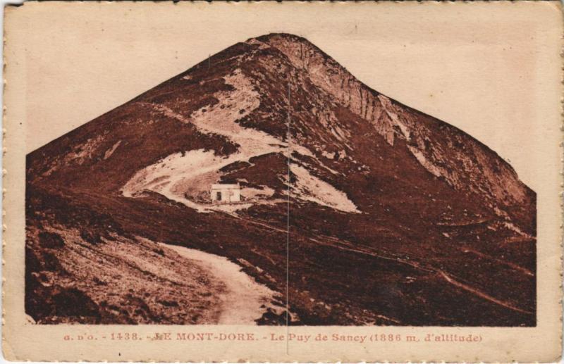 Carte postale ancienne Mont Dore Le Puy de Sancy à Mont-Dore