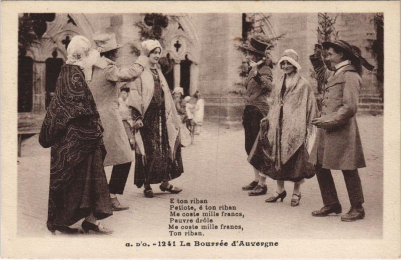 Carte postale ancienne La Bourre d'Auvergne
