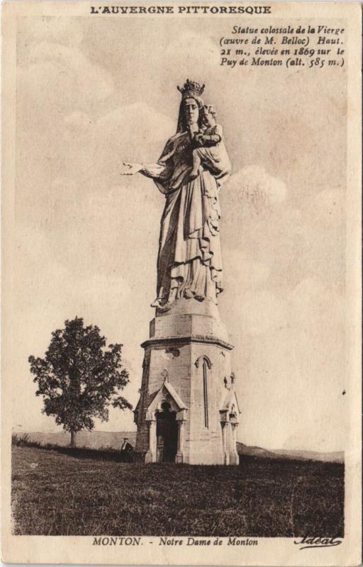 Carte postale ancienne Monton Notre-Dame de monton