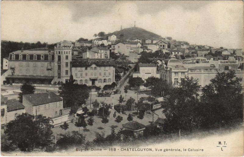 Carte postale ancienne Chatel-Guyon vue generale