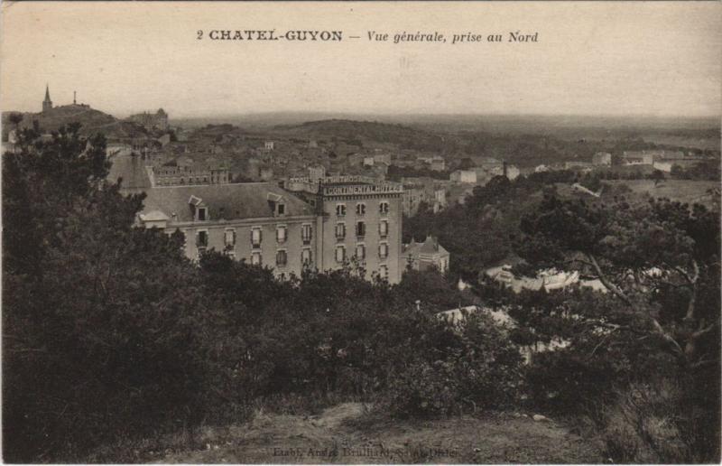 Carte postale ancienne Chatel-Guyon vue generale