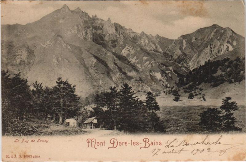 Carte postale ancienne Mont Dore Le Puy de Sancy à Mont-Dore