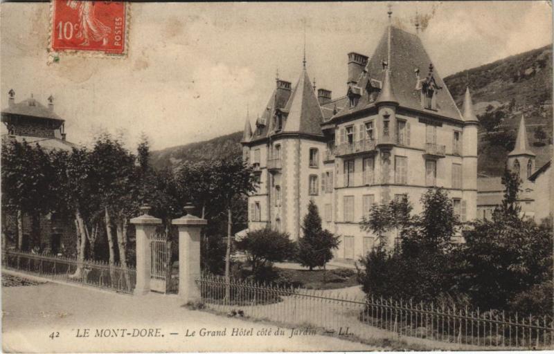 Carte postale ancienne Mont Dore Grand Hotel à Mont-Dore