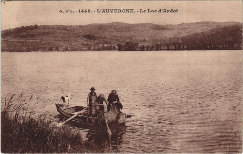 Carte postale ancienne Le Lac d'Aydat à Aydat
