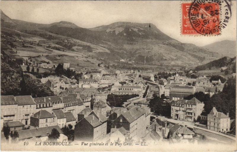 Carte postale ancienne La Bourboule vue generale à La Bourboule