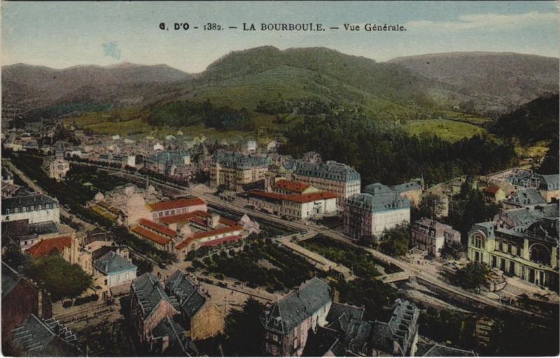 Carte postale ancienne La Bourboule vue generale à La Bourboule