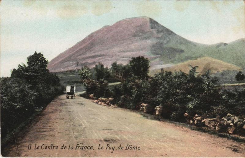 Carte postale ancienne Le Centre de la France - Le Puy de Dome