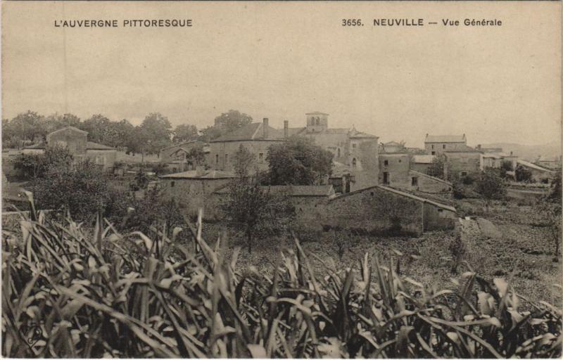 Carte postale ancienne Neuville Vue Generale à Neuville