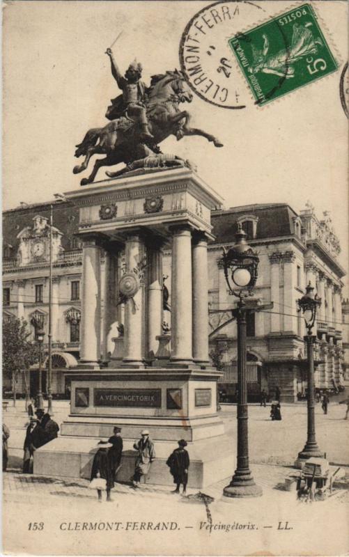Carte postale ancienne Clermont Ferrand Statue de Vercingetorix à Clermont-Ferrand