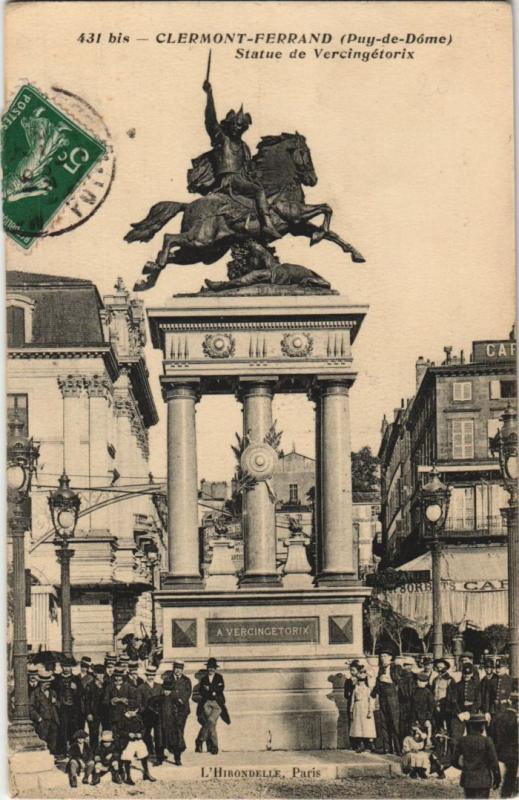 Carte postale ancienne Clermont Ferrand Statue de Vercingetorix à Clermont-Ferrand