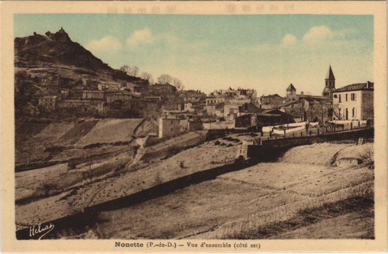 Carte postale ancienne Nonette Vue d'Ensemble - Cote Est