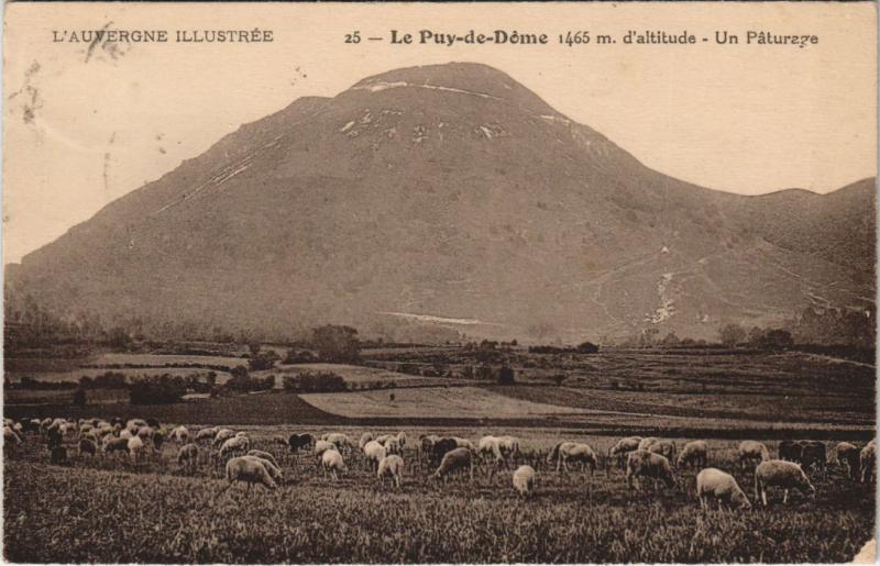 Carte postale ancienne Le Puy de Dome - Un Paturage