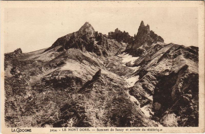 Carte postale ancienne Mont Dore Sommet du Sancy à Mont-Dore