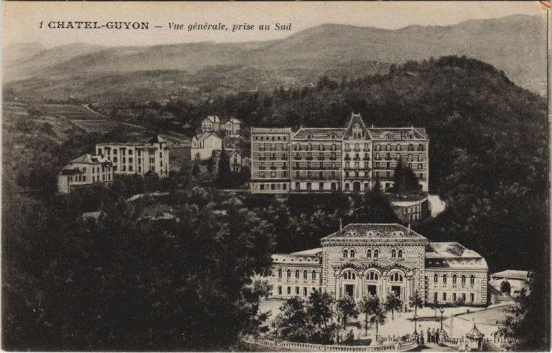 Carte postale ancienne Chatel-Guyon vue generale