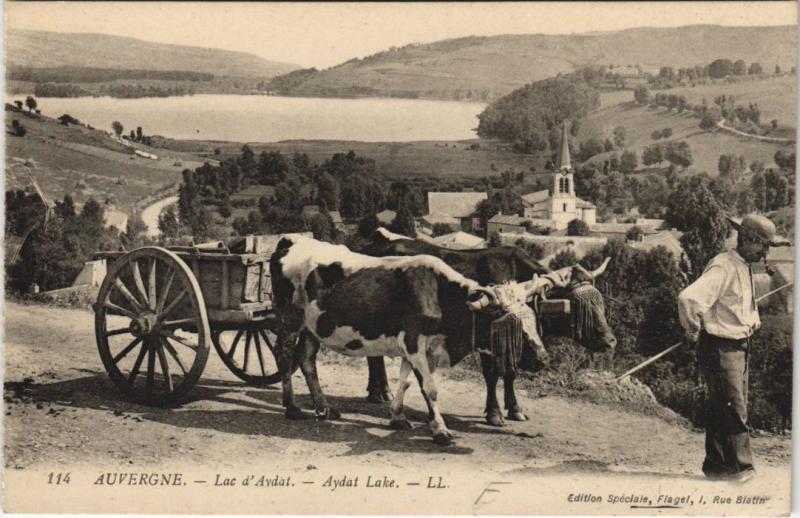 Carte postale ancienne Lac d'Aydat à Aydat
