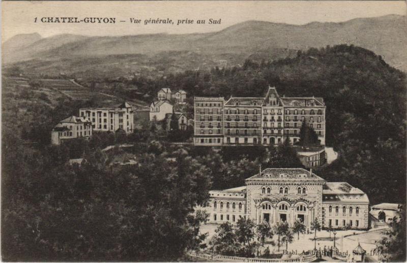 Carte postale ancienne Chatel-Guyon vue generale