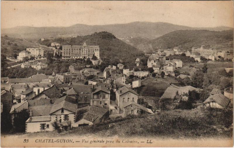 Carte postale ancienne Chatel-Guyon vue generale