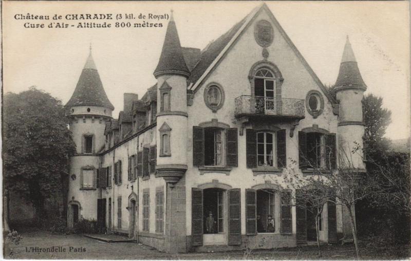 Carte postale ancienne Chateau de Charade