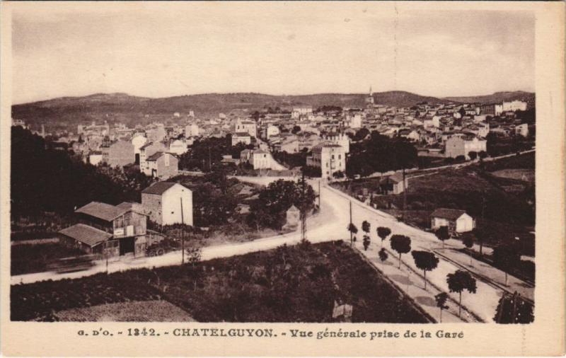 Carte postale ancienne Chatel-Guyon vue generale