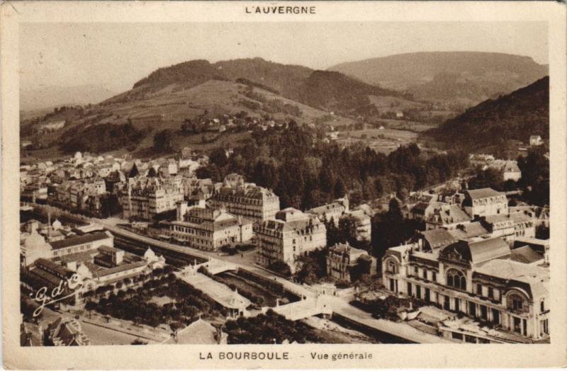 Carte postale ancienne La Bourboule vue generale à La Bourboule