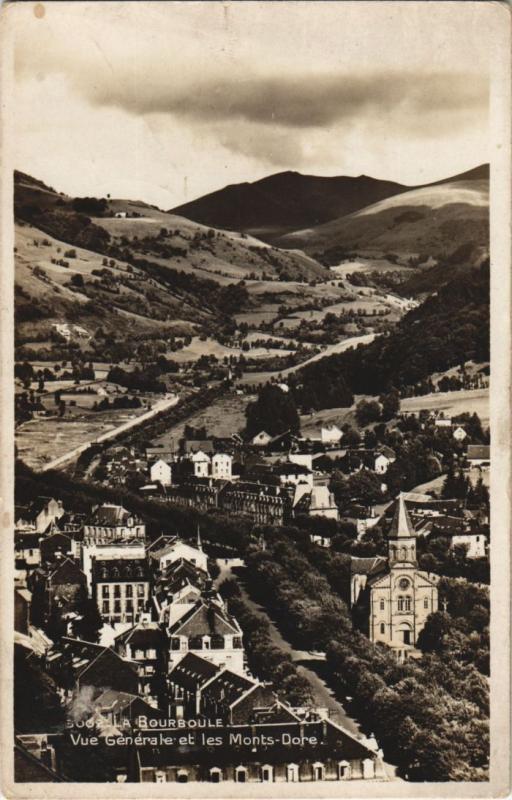 Carte postale ancienne La Bourboule vue generale à La Bourboule