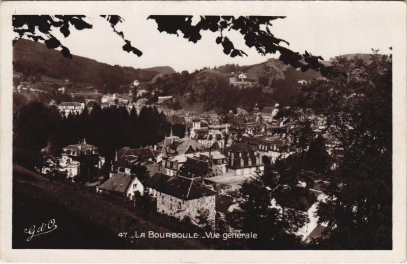 Carte postale ancienne La Bourboule vue generale à La Bourboule