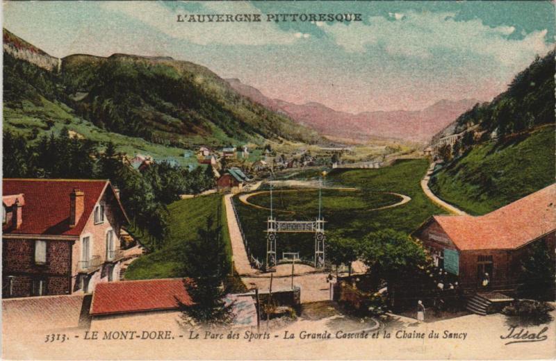Carte postale ancienne Mont Dore Etablissement Thermal , Galerie Pasteur à Mont-Dore